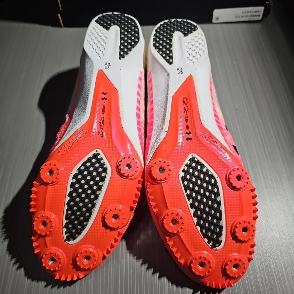 Under Armour UA SpeedForm Miler 2 Running Track Cleats Shoes Sz 11.5 3000020-103